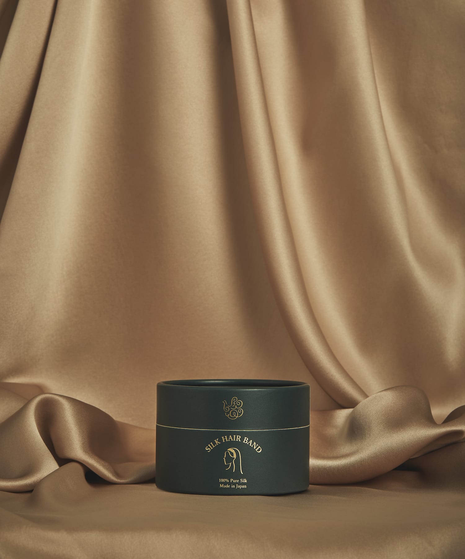 ウォータカラー シルクヘアバンド ミスティレイク