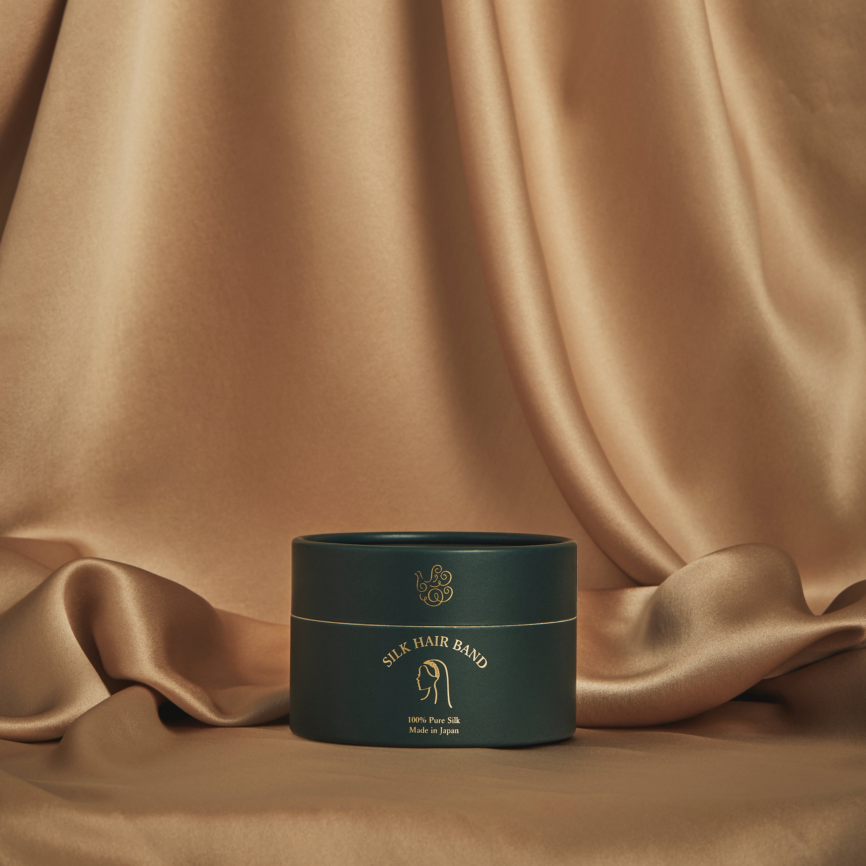 シルクヘアバンド ミントグリーン