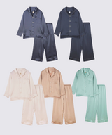 【ボトムス】シルクパジャマ ピンクベージュ