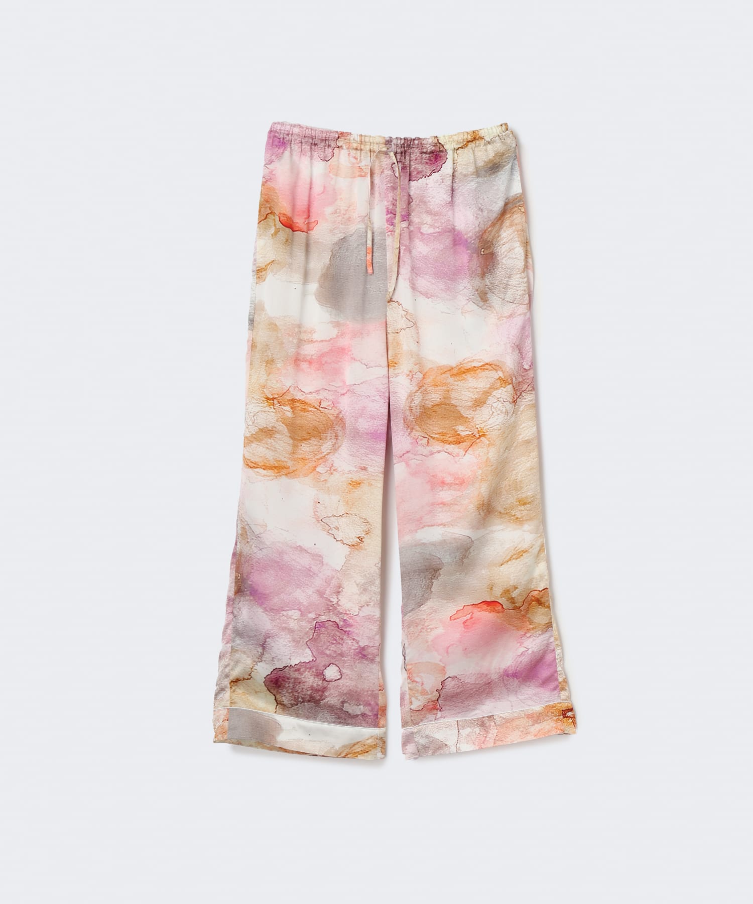 シルクパジャマ ボトムス オレンジ - Foo Tokyo Japan 公式オンラインストア