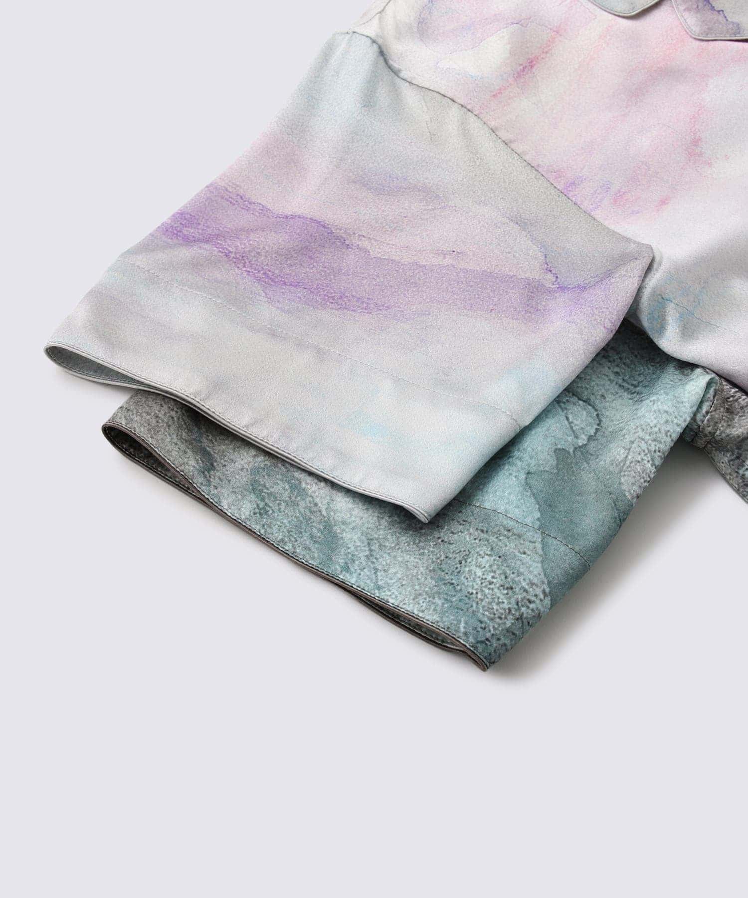 【トップス】ハーフスリーブ シルクパジャマ ピンク - Foo Tokyo Japan 公式オンラインストア