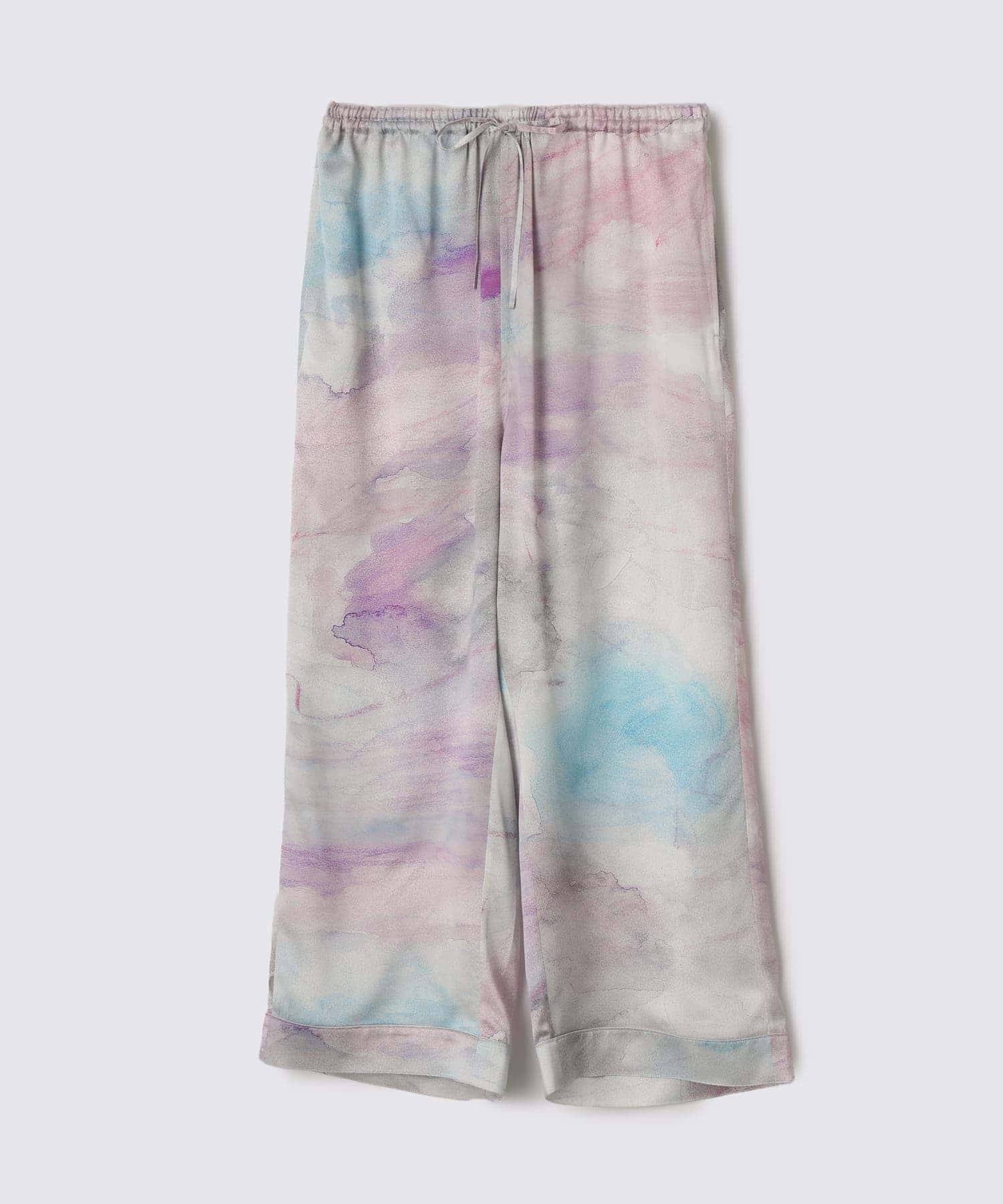 【ボトムス】シルクパジャマ ピンク