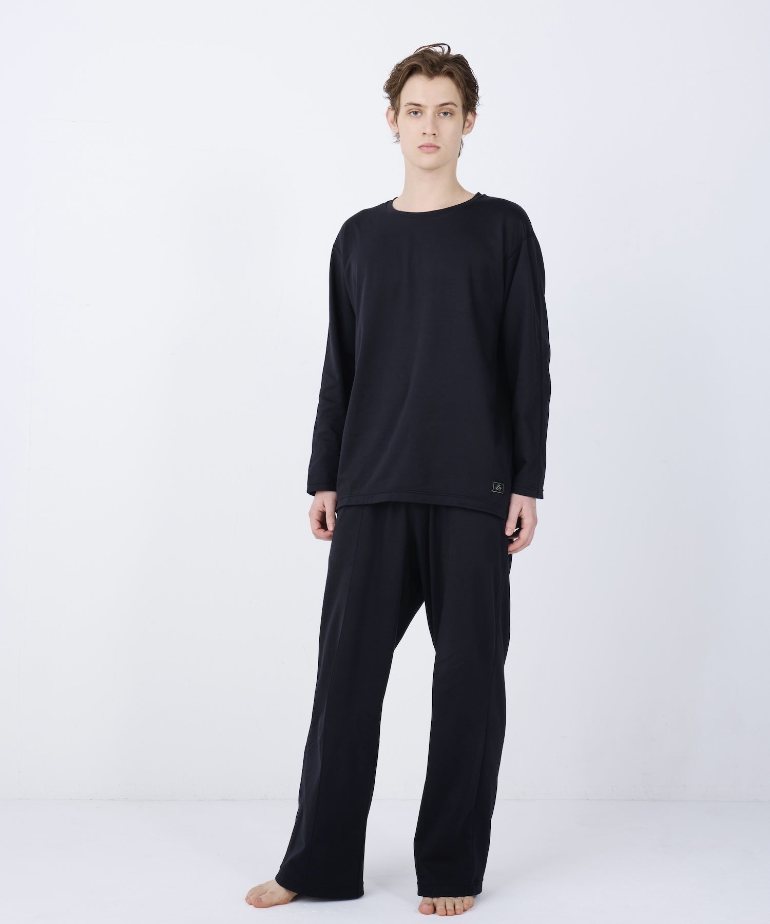 【一般医療機器】Foo Tokyo リカバリーウェア シルキータッチ ロングスリーブ ブラック