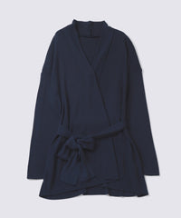 【メンズ】シルクブレンドローブニットカーディガン ネイビー - Foo Tokyo公式ストア