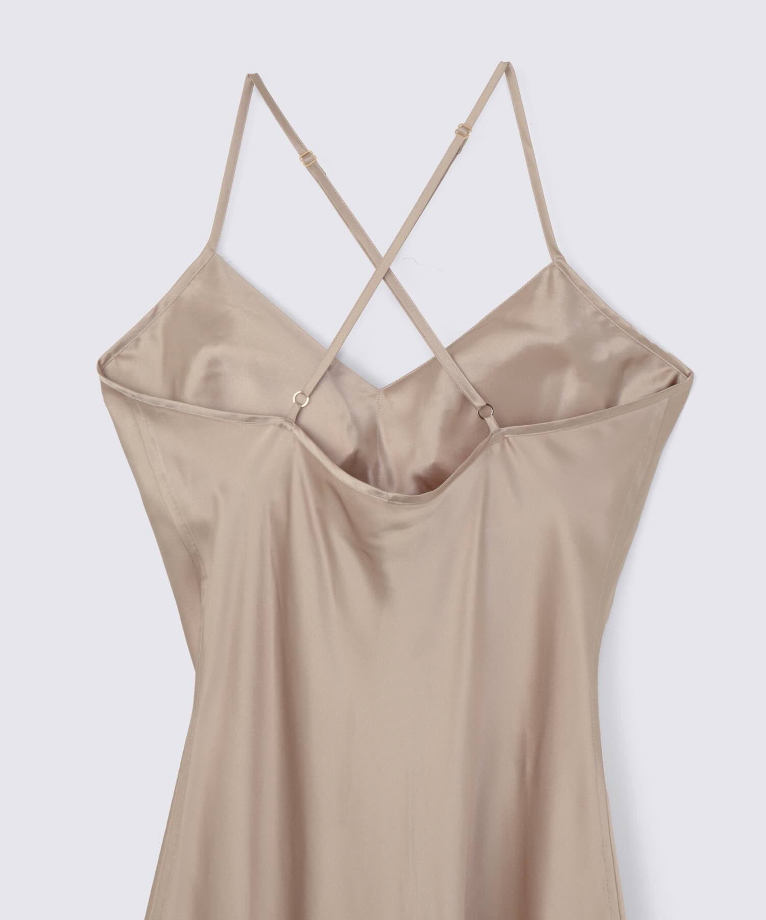 シルクドレス ピンクベージュ - Foo Tokyo公式ストア