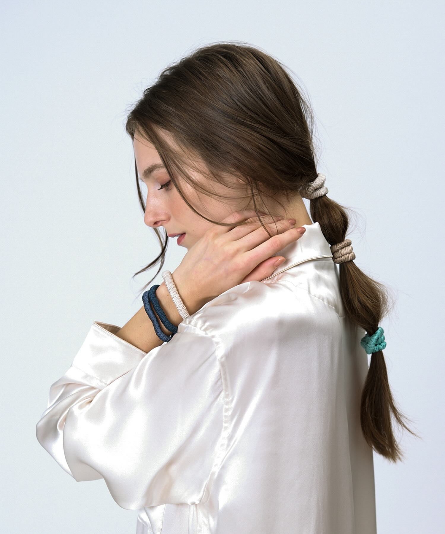 シルクシュシュゴムセット セレニティ