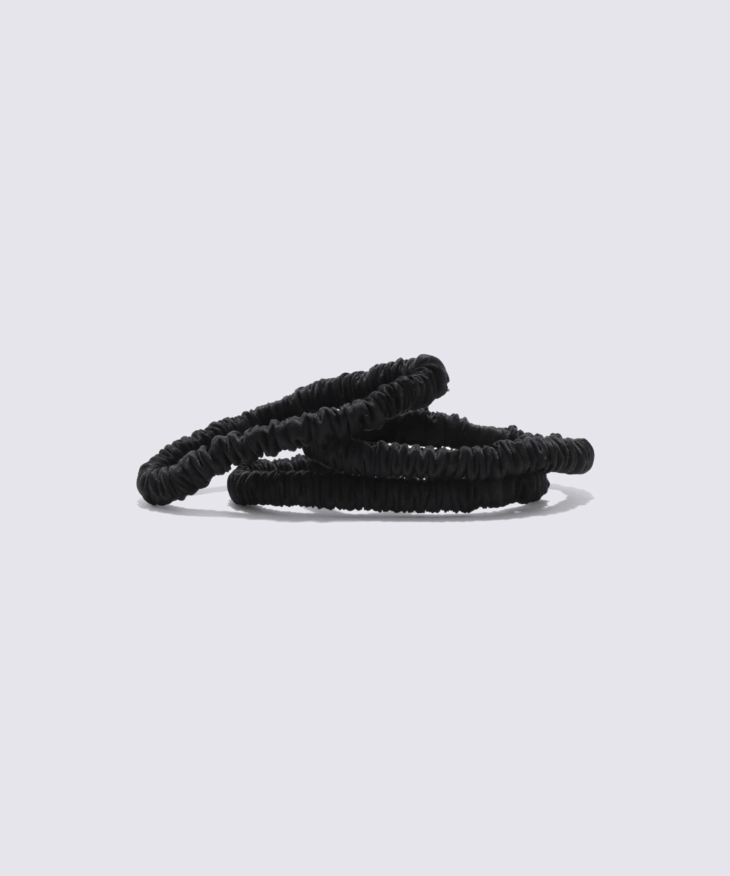 シルクシュシュゴムセット ブラック