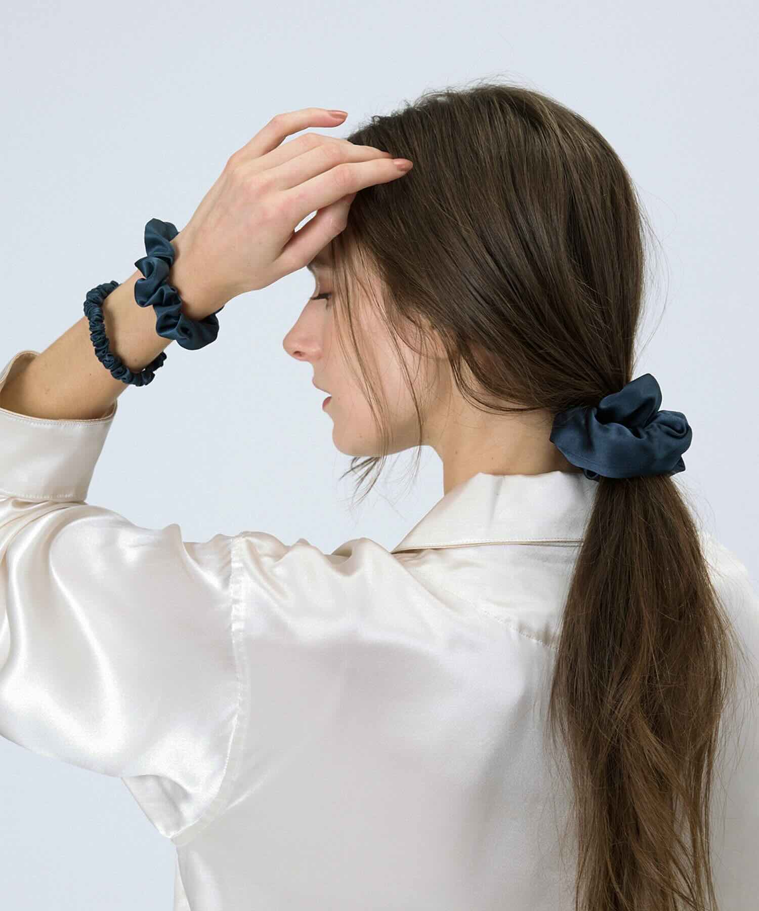 シルクシュシュセット エレガントネイビー