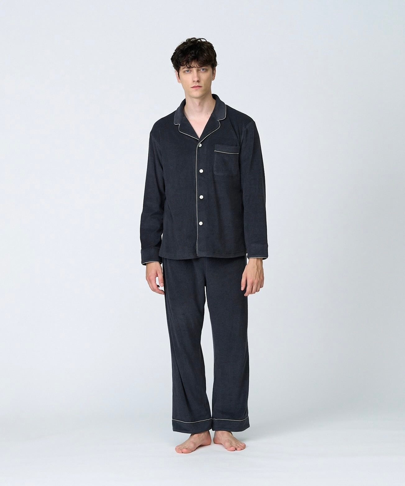 【セットアップ】コットンパジャマ チャコールグレー - Foo Tokyo公式オンラインストア