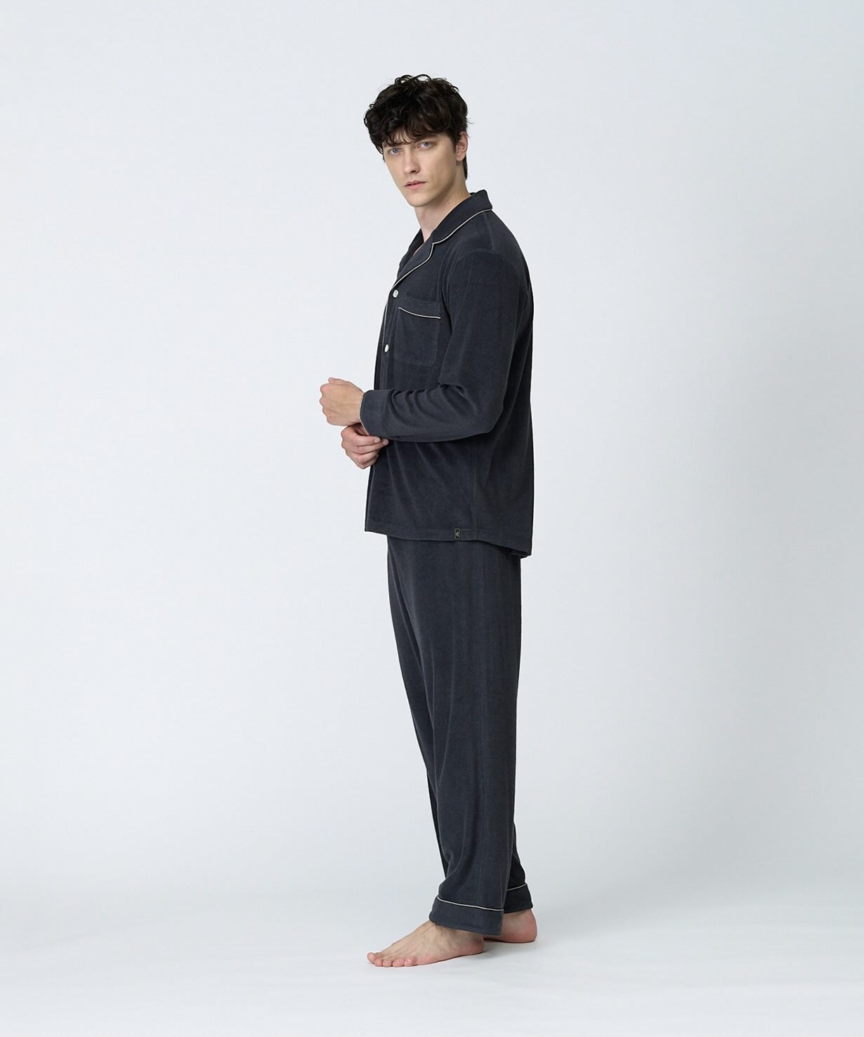 【セットアップ】コットンパジャマ チャコールグレー - Foo Tokyo公式オンラインストア