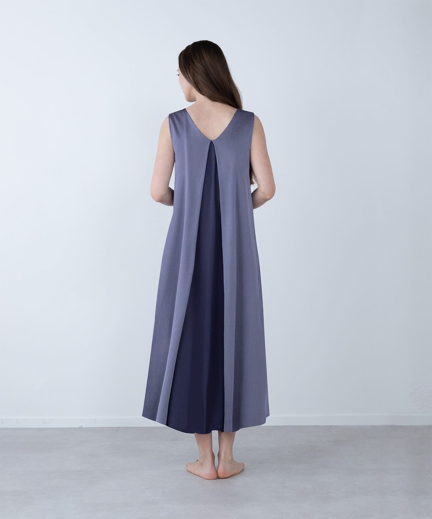 スムースタッチ リブワンピース パープル - Foo Tokyo公式ストア