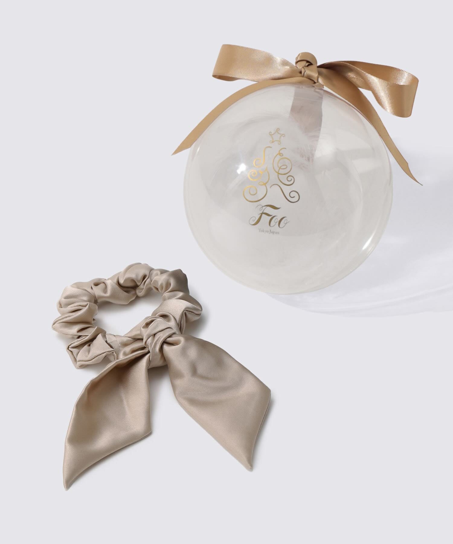 シルクリボンシュシュ 2WAYタイプ プレーンカラー