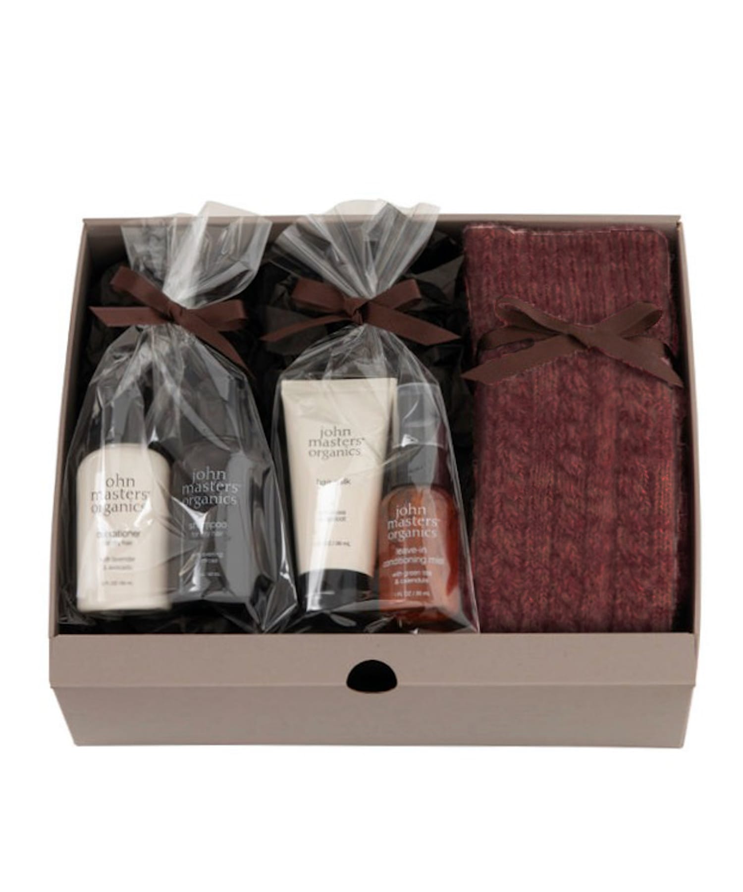 【john masters organics コラボギフト】トラベルケアギフト&ニット ルームソックス(レッド×ネイビー) - Foo Tokyo Japan 公式オンラインストア