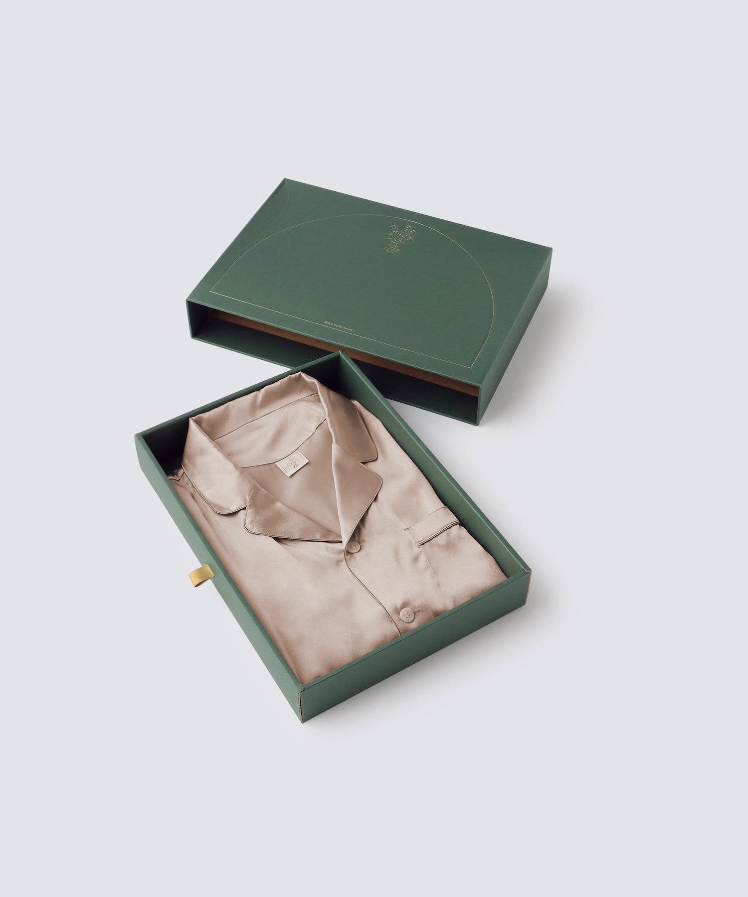 シルクガウン エレガントネイビー