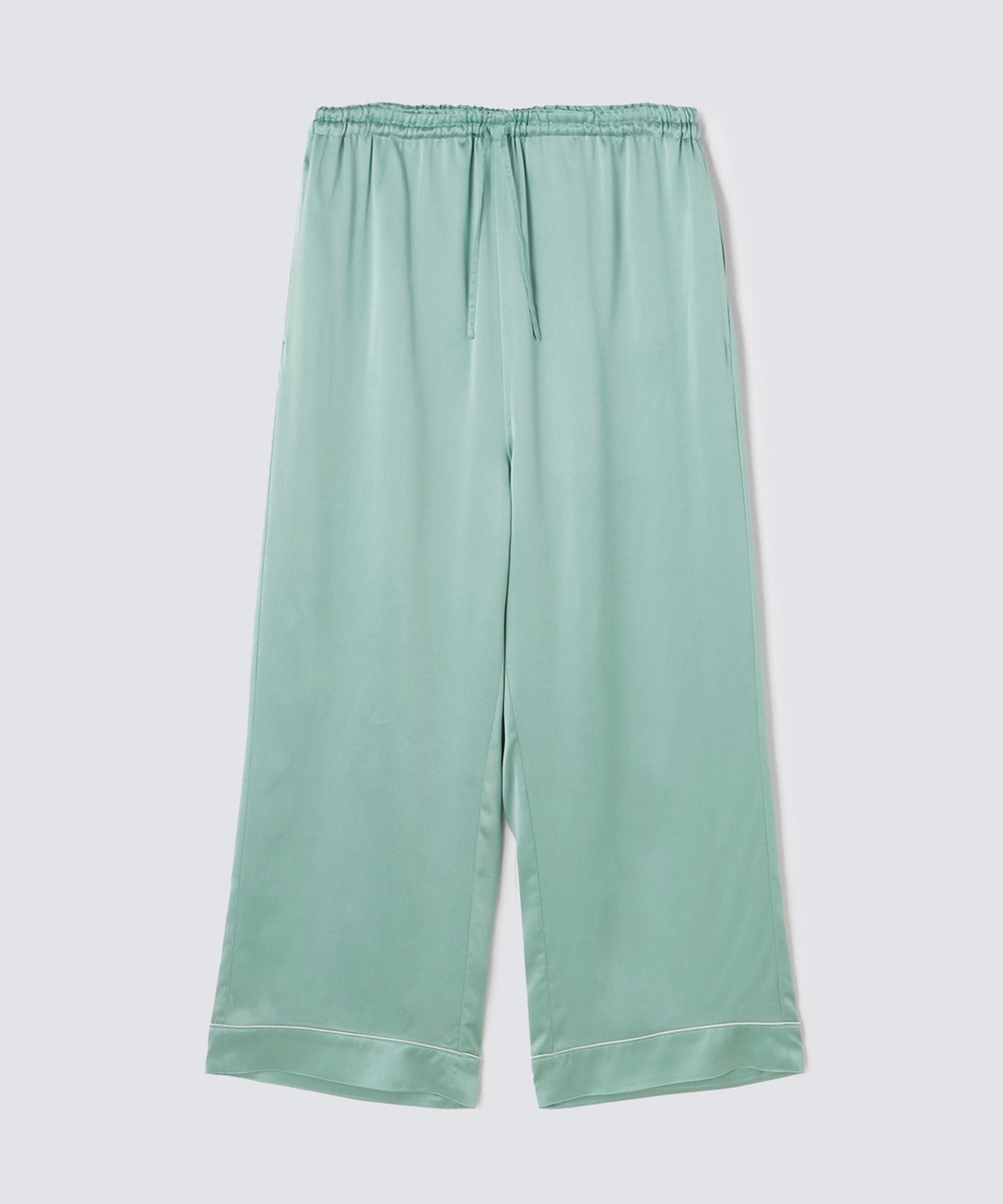 【セットアップ】シルクパジャマ プレーンカラー