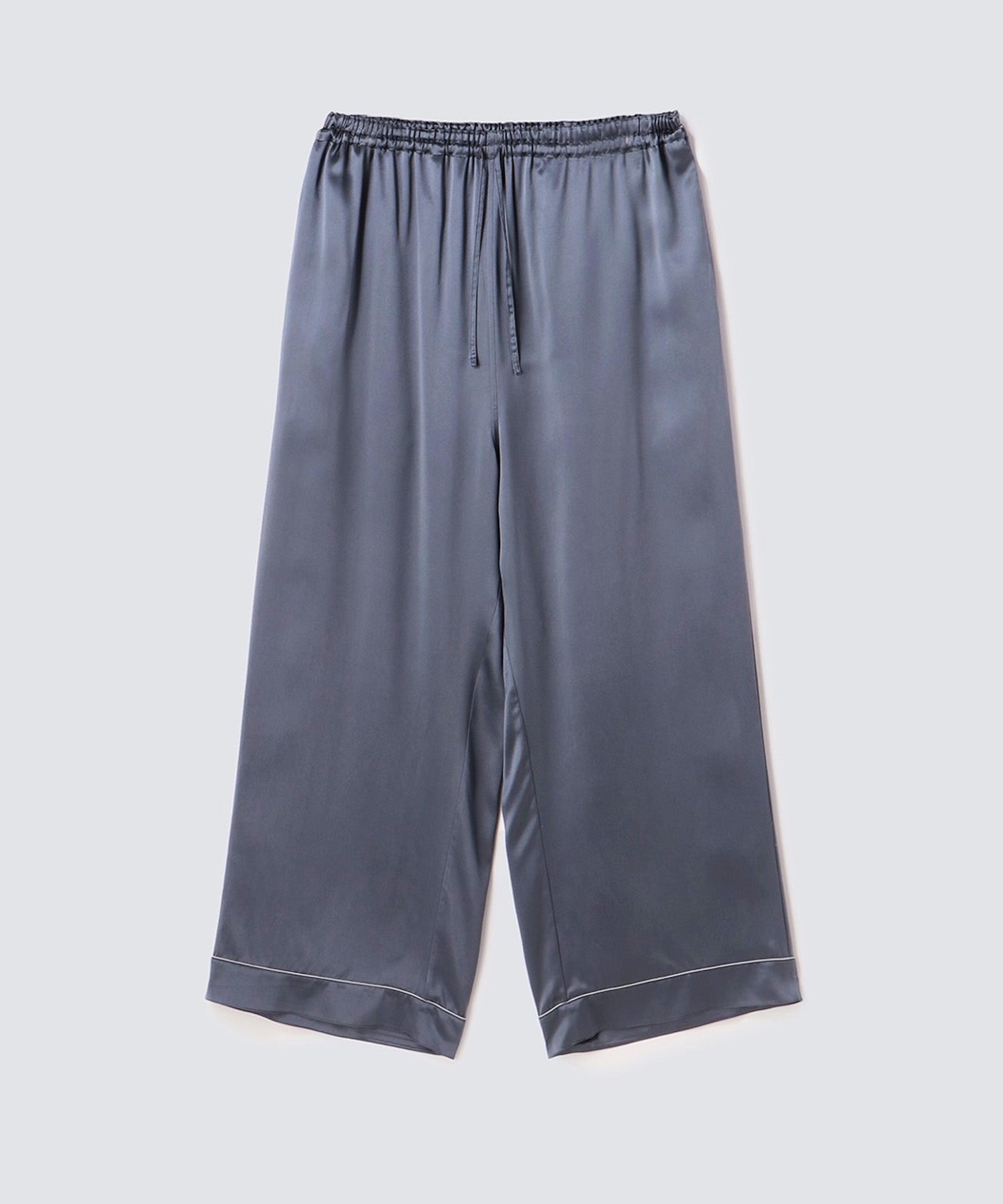 【セットアップ】シルクパジャマ プレーンカラー