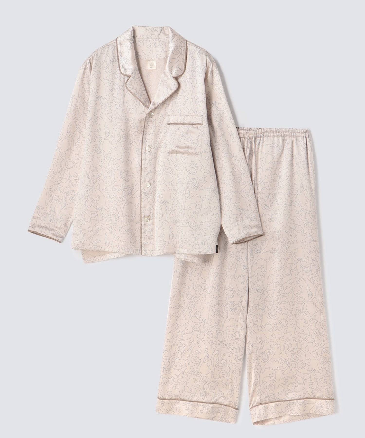 【セットアップ】シルクパジャマ アートカラー