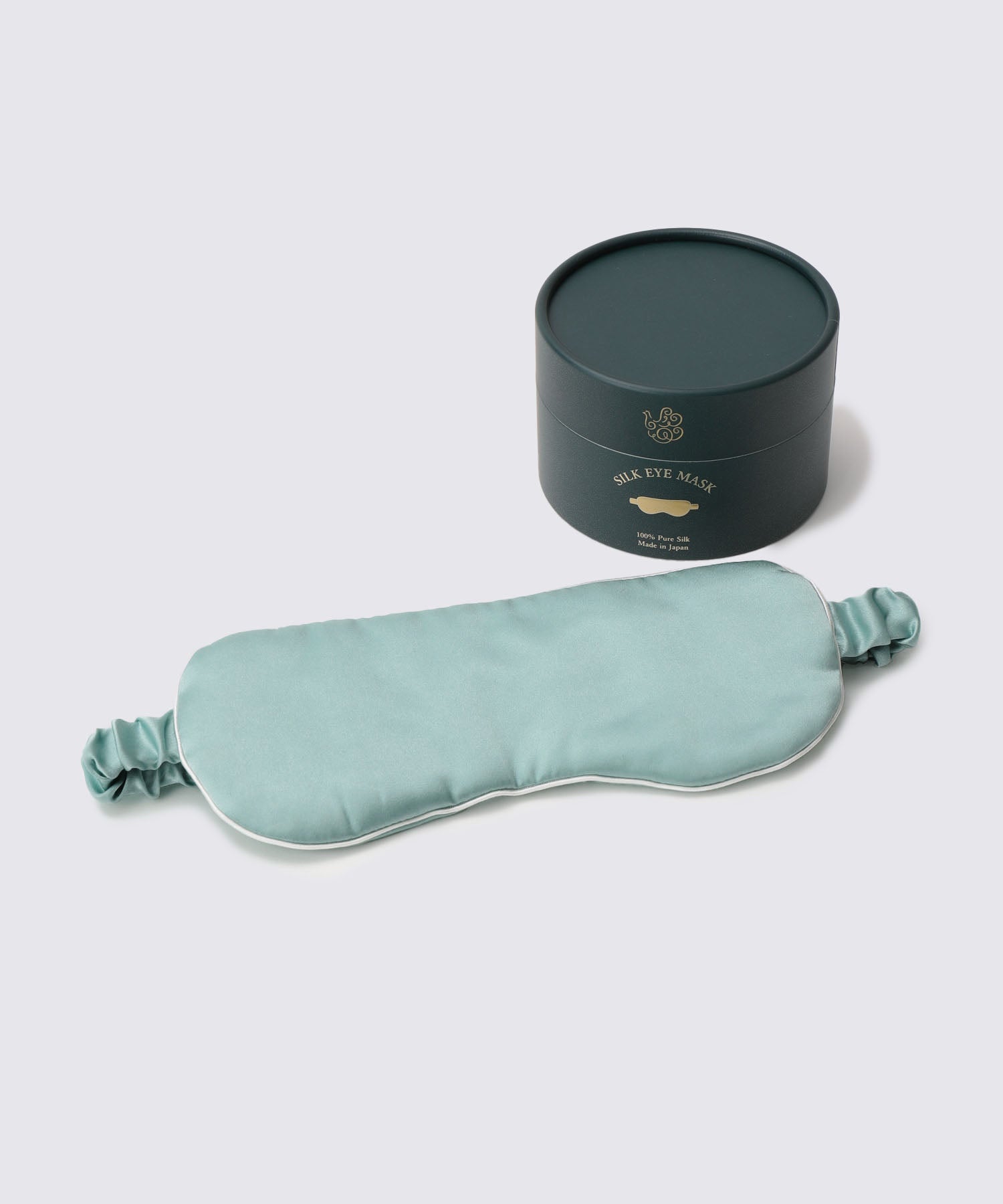 シルクアイマスク ミントグリーン