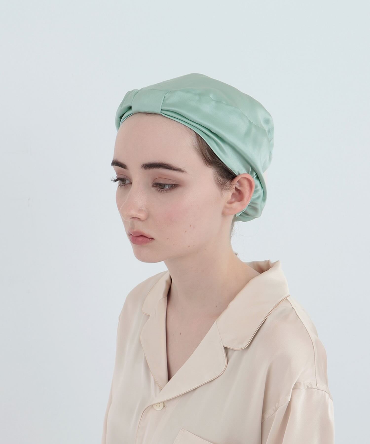 シルクキャップ ミントグリーン
