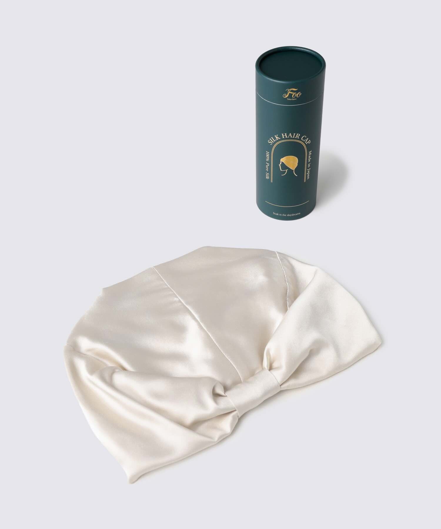 Foo Tokyo 公式ストア | シルクヘアキャップ パールホワイト