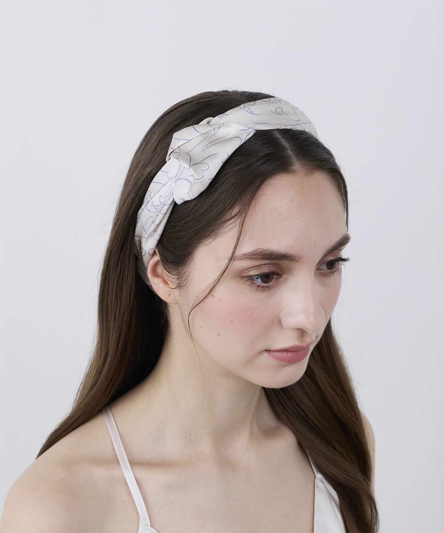 インテリアライク シルクヘアバンド