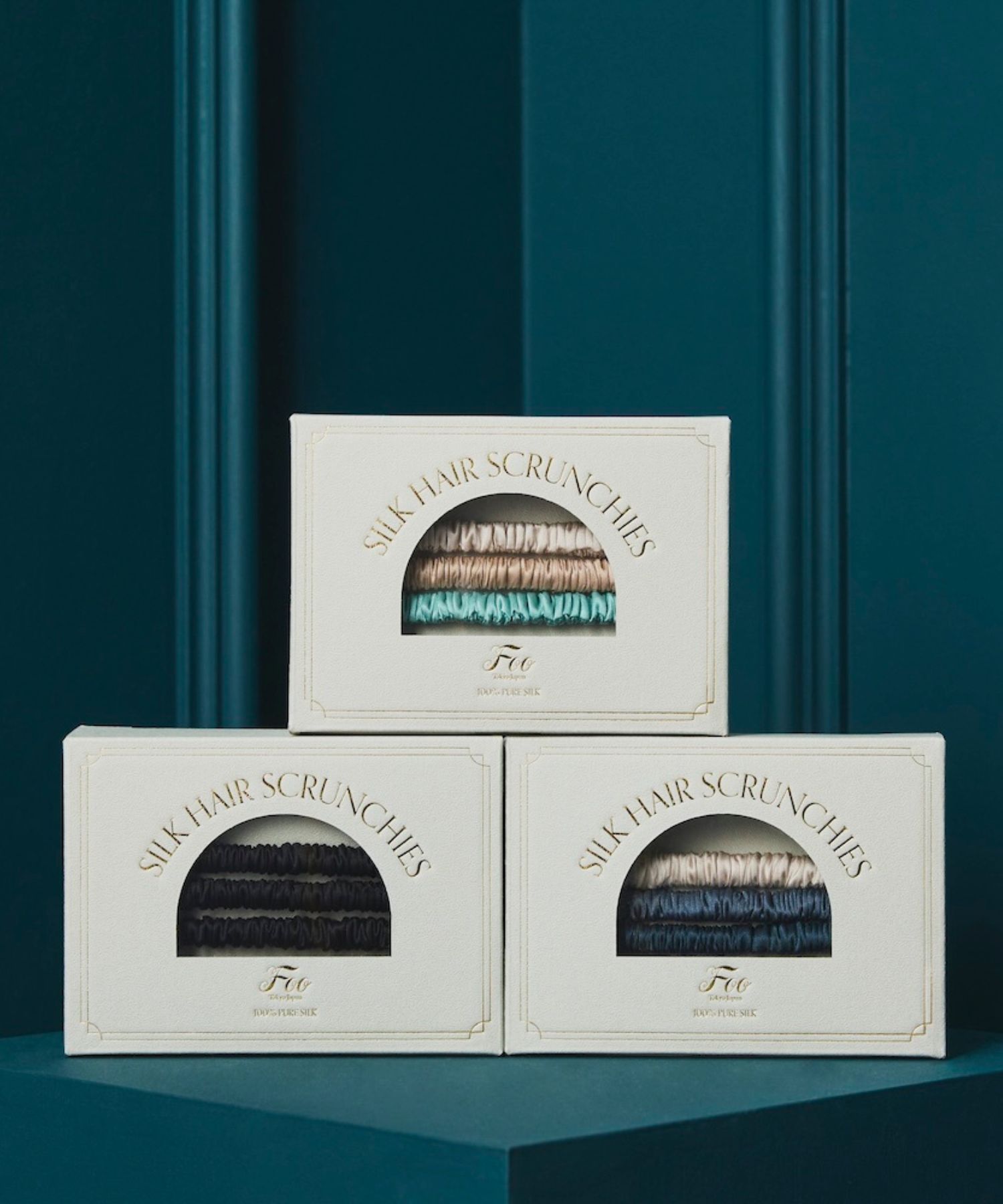 シルクシュシュゴムセット ダスク