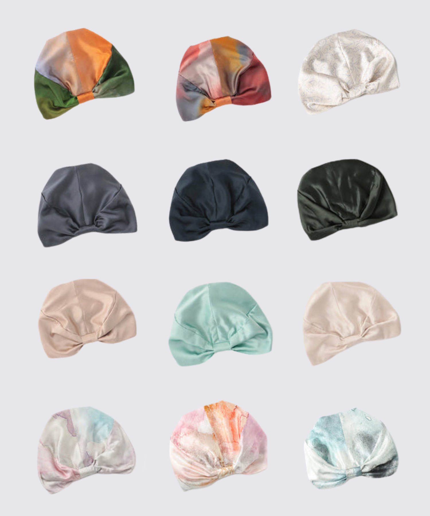 シルクキャップ チャコールグレー