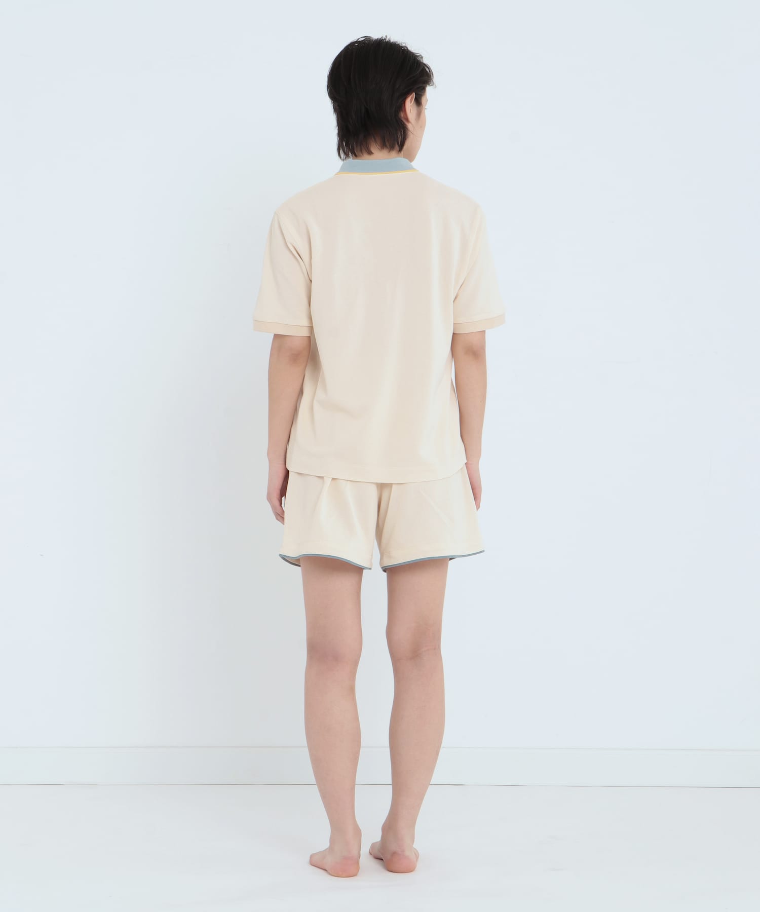 オーガニックコットン ハーフパンツ ベージュ - Foo Tokyo Japan 公式オンラインストア