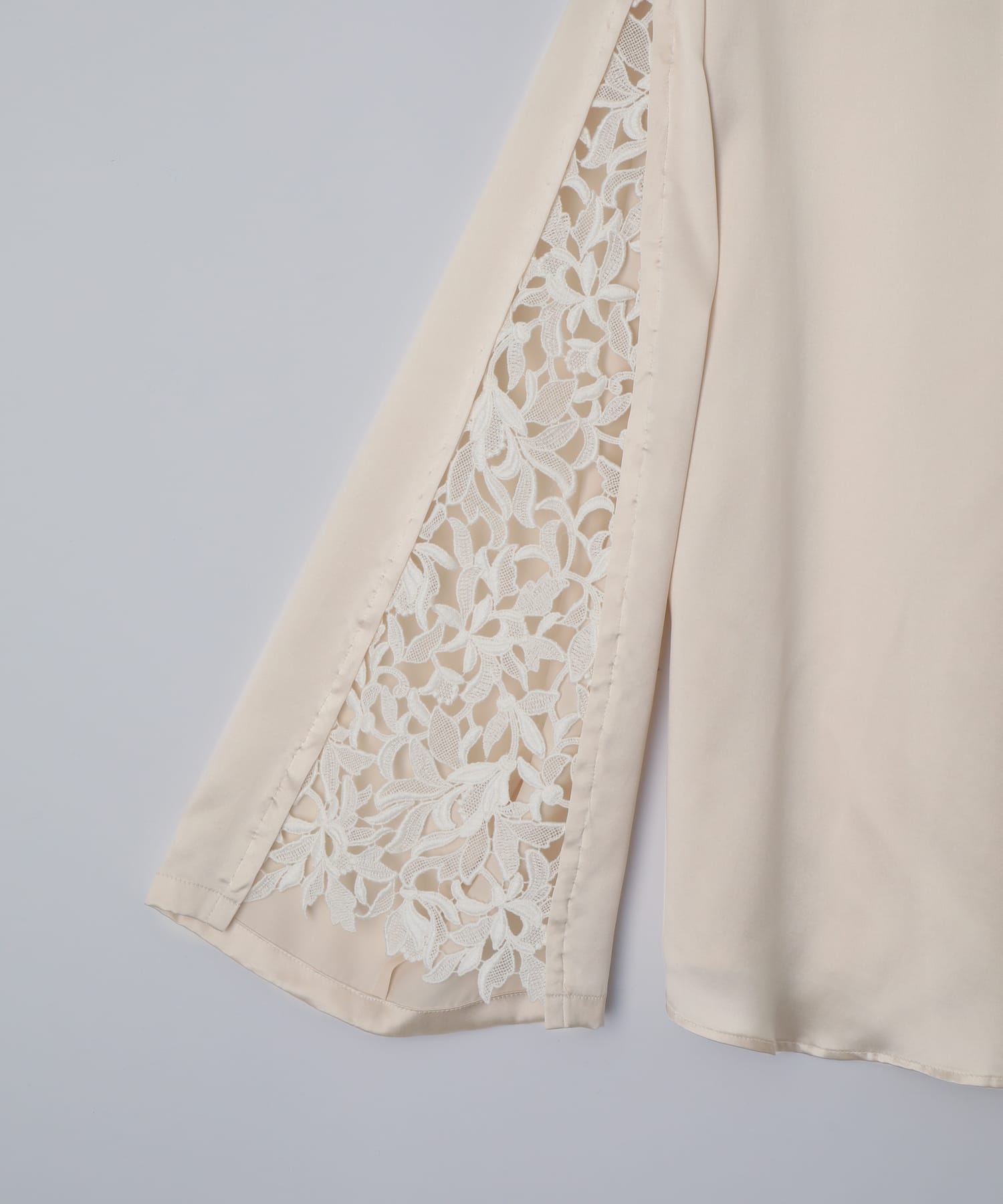 レースシルク シャツ パールホワイト - Foo Tokyo Japan 公式オンラインストア