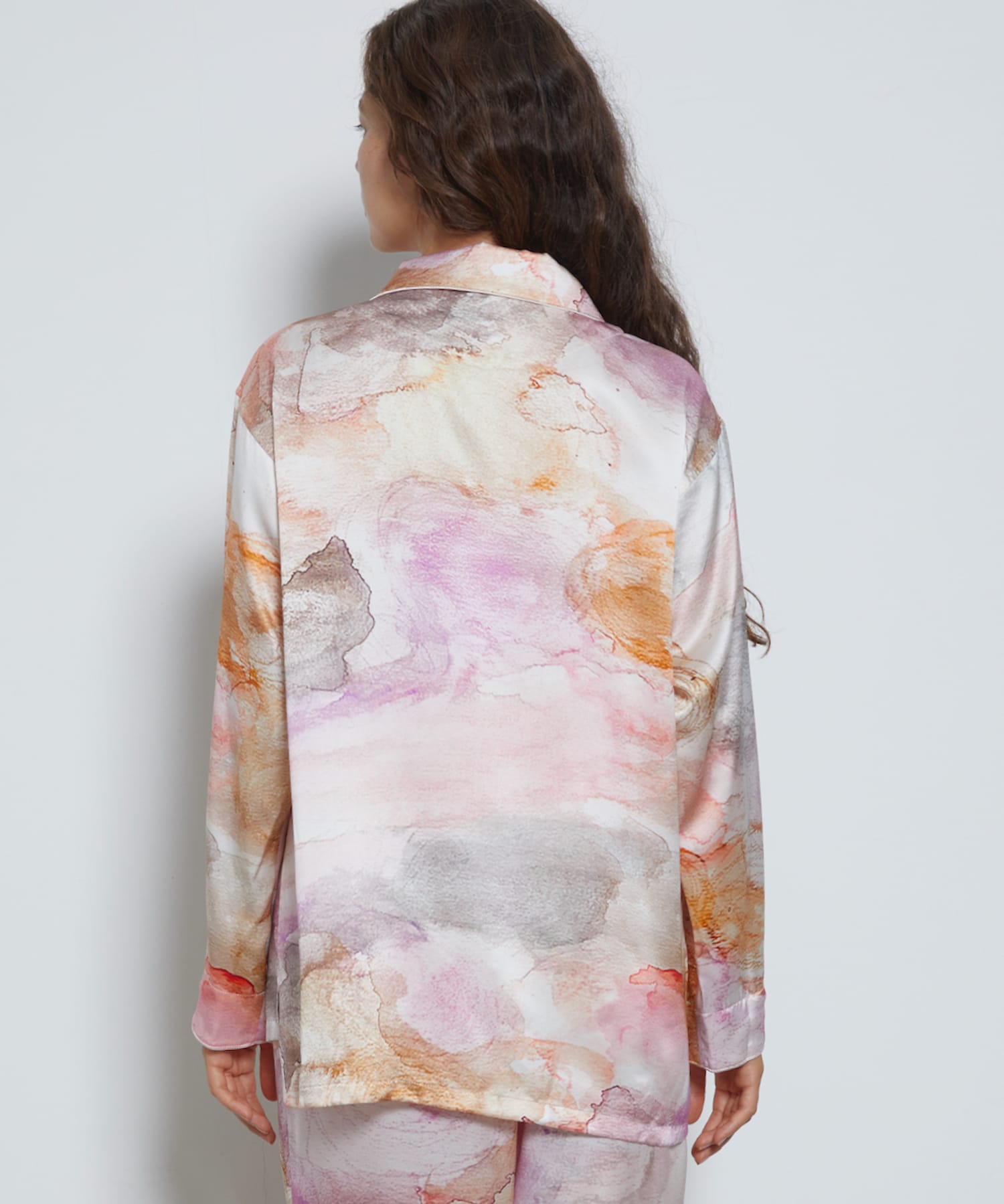 シルクパジャマ トップス オレンジ - Foo Tokyo Japan 公式オンラインストア