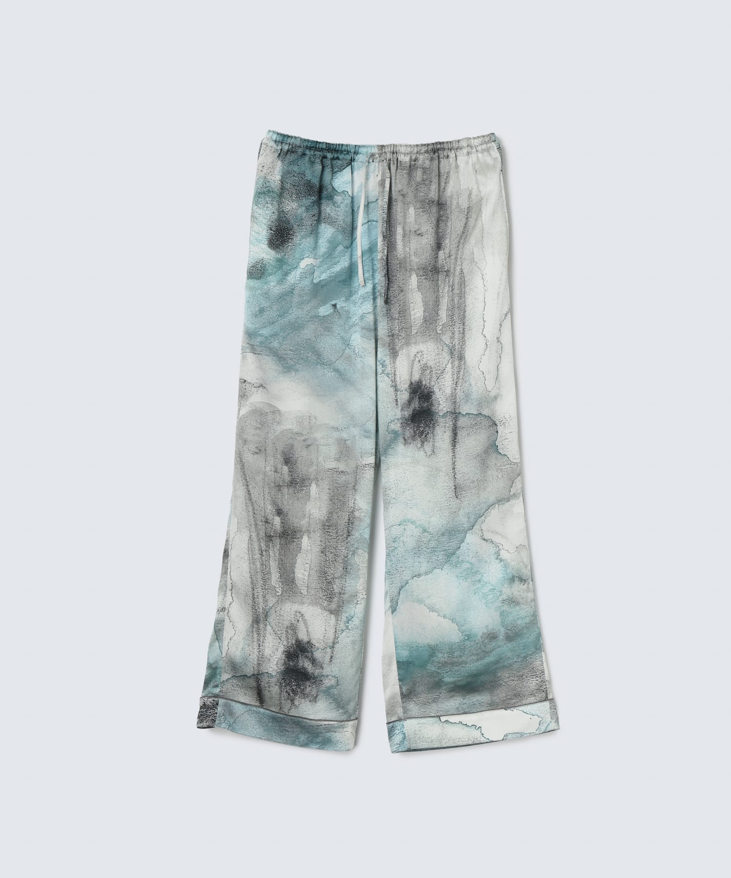 シルクパジャマ ボトムス グリーン - Foo Tokyo Japan 公式オンラインストア