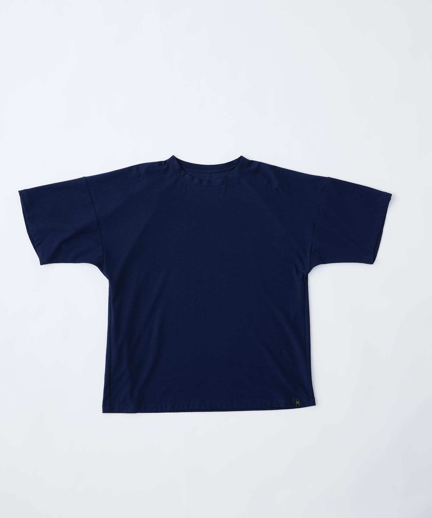 【セットアップ】ロイヤル オーガニックコットン Tシャツ & ワイドパンツ ネイビー - Foo Tokyo公式ストア