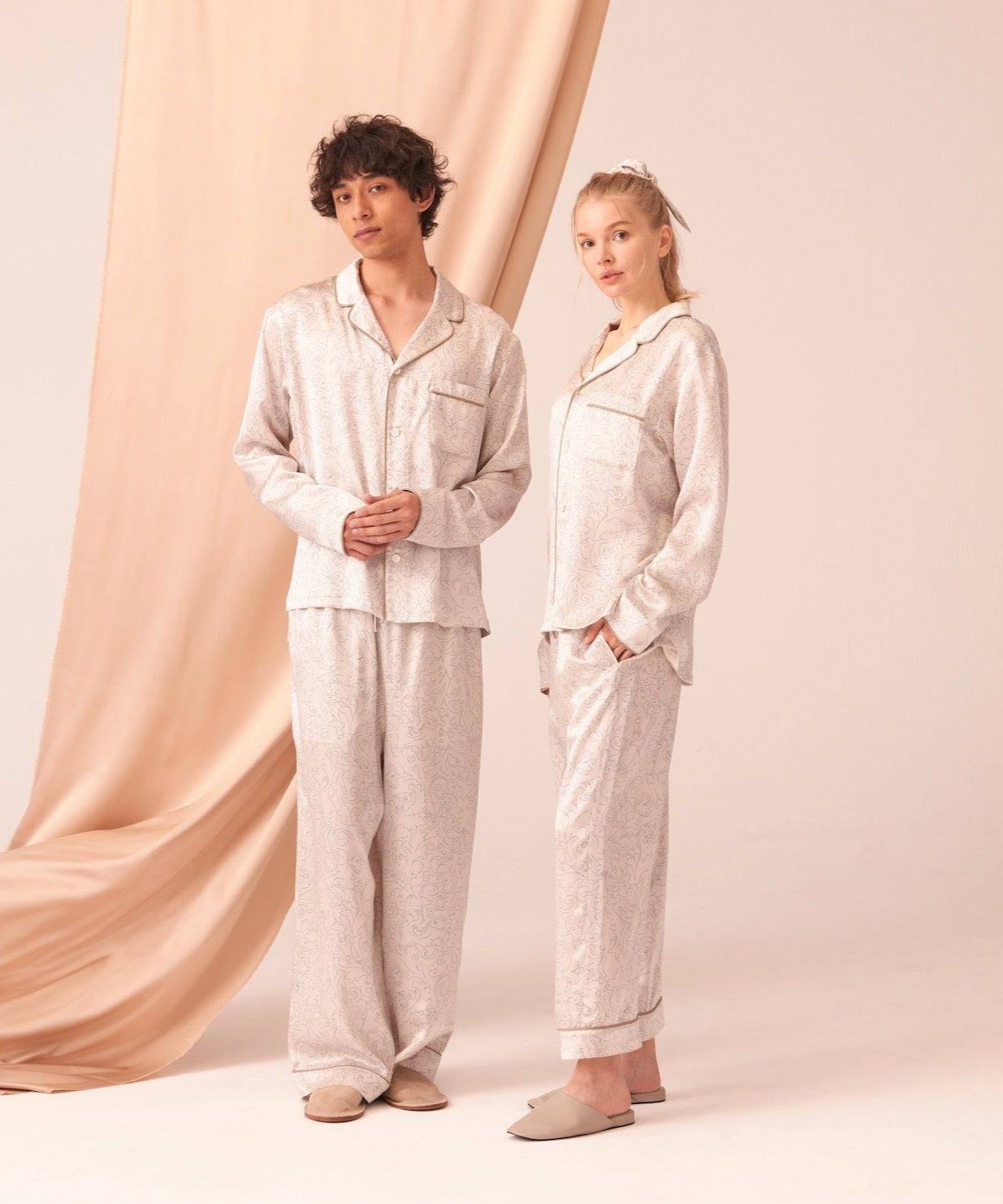 【セットアップ】インテリア ライク シルクパジャマ - Foo Tokyo公式ストア