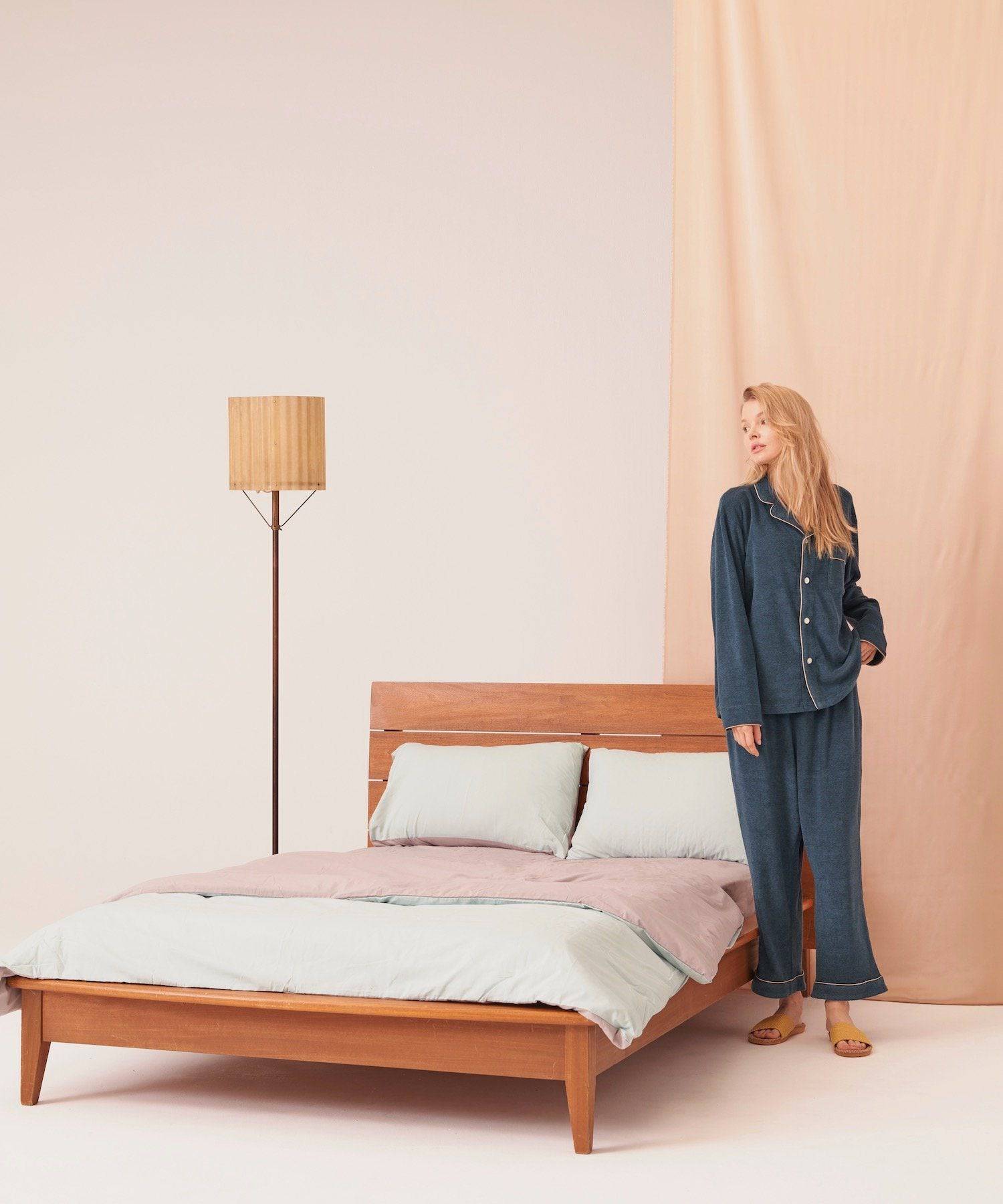 【ボトムス】コットンパジャマ ターコイズ - Foo Tokyo公式ストア