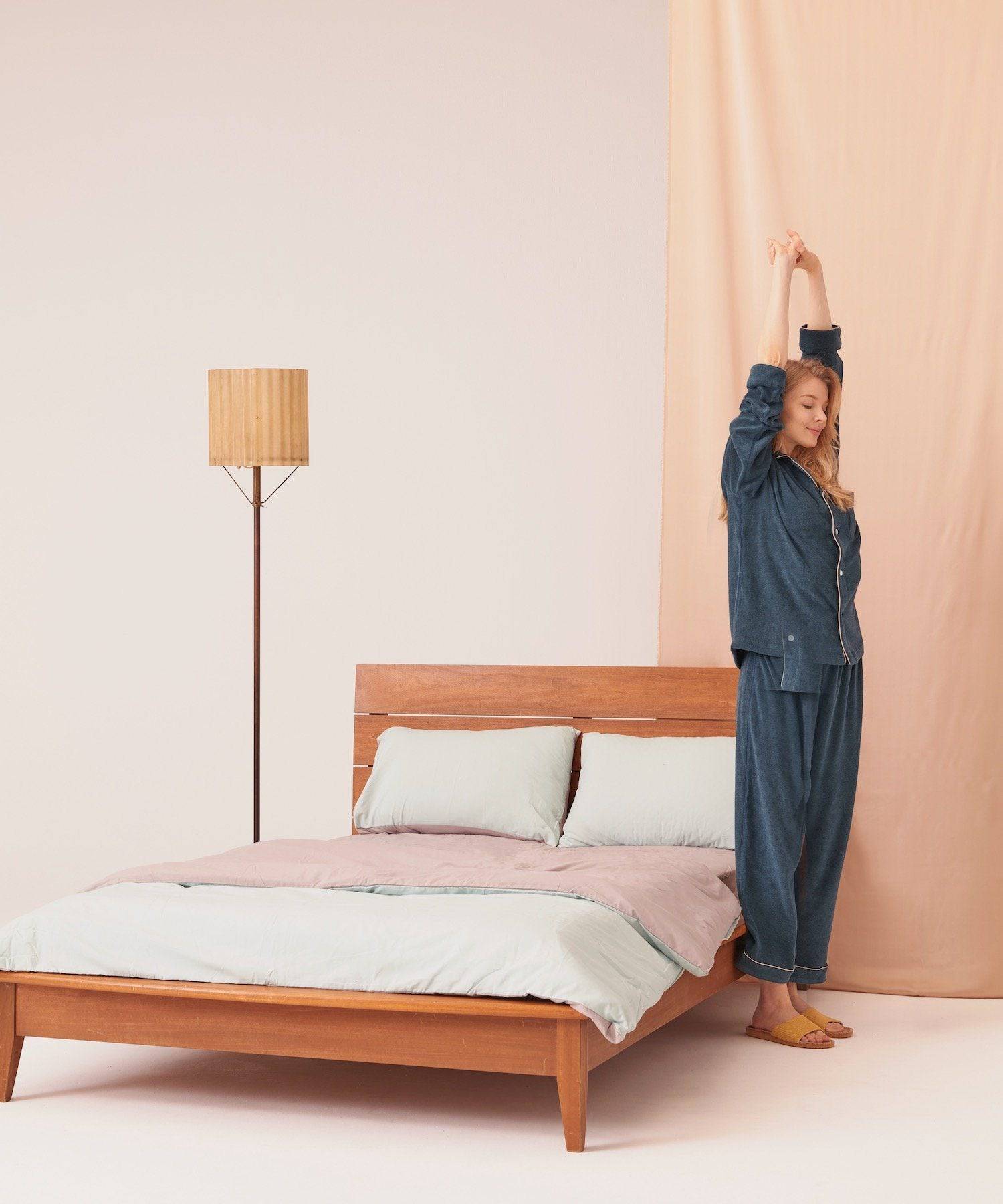 【ボトムス】コットンパジャマ ターコイズ - Foo Tokyo公式ストア