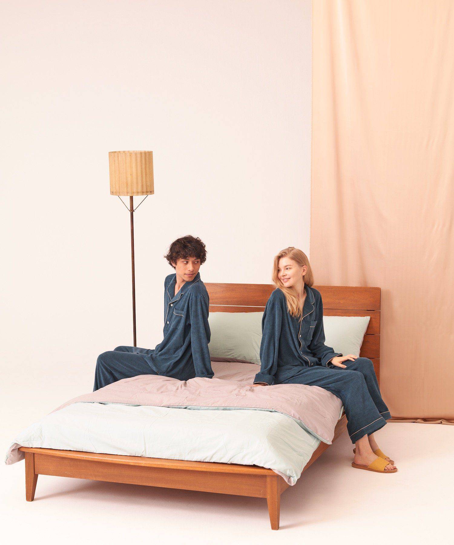 【ボトムス】コットンパジャマ ターコイズ - Foo Tokyo公式ストア