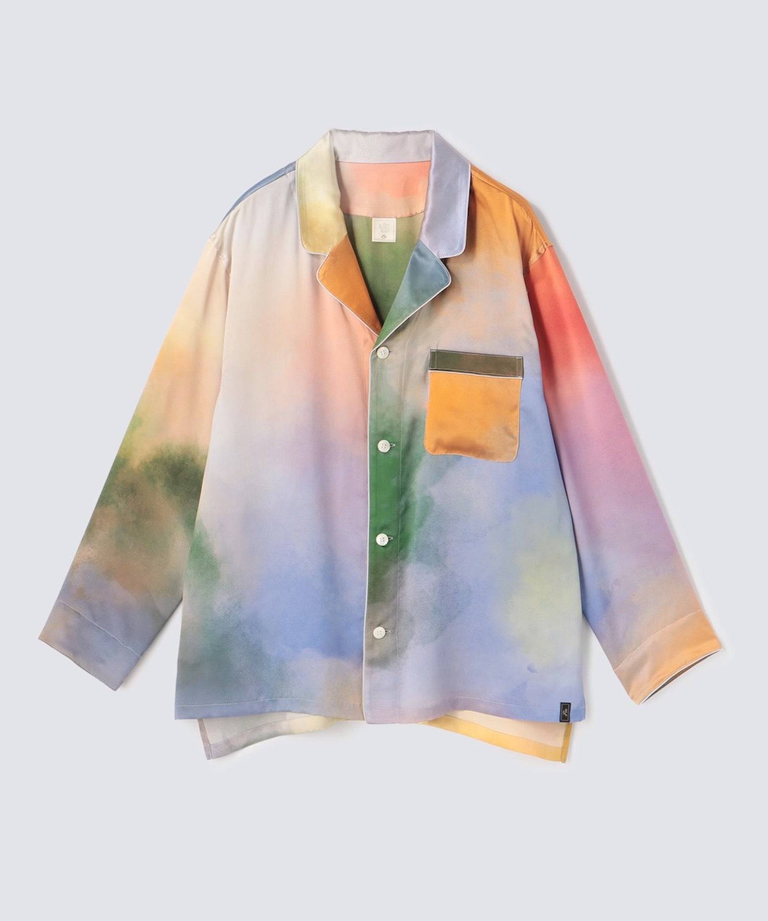 【セットアップ】ウォータカラー シルクパジャマ ミスティレイク - Foo Tokyo公式ストア