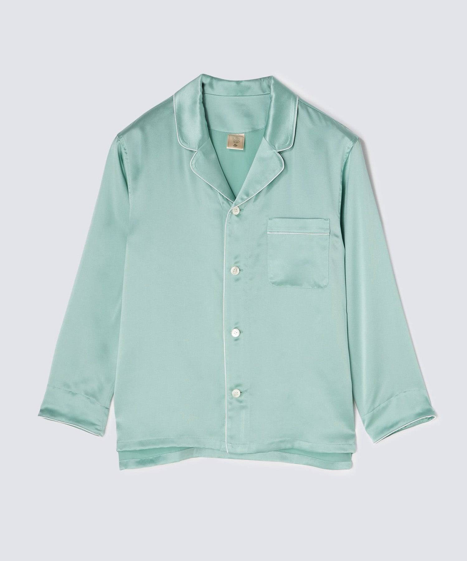 【セットアップ】シルクパジャマ ミントグリーン - Foo Tokyo公式ストア