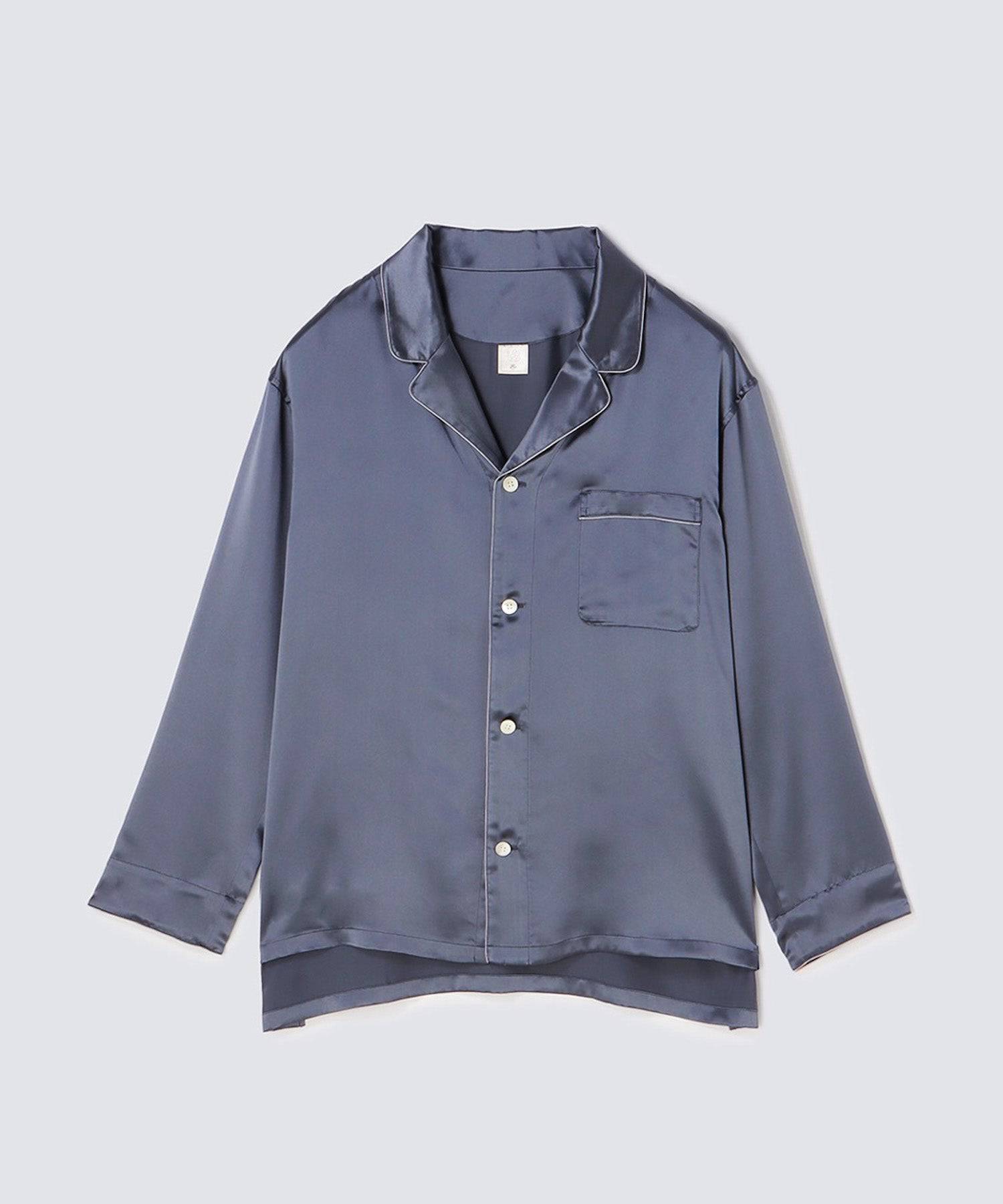 【セットアップ】シルクパジャマ チャコールグレー - Foo Tokyo公式ストア