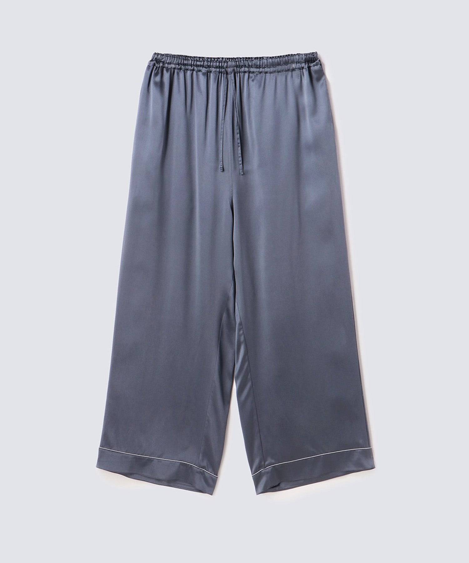 【セットアップ】シルクパジャマ チャコールグレー - Foo Tokyo公式ストア