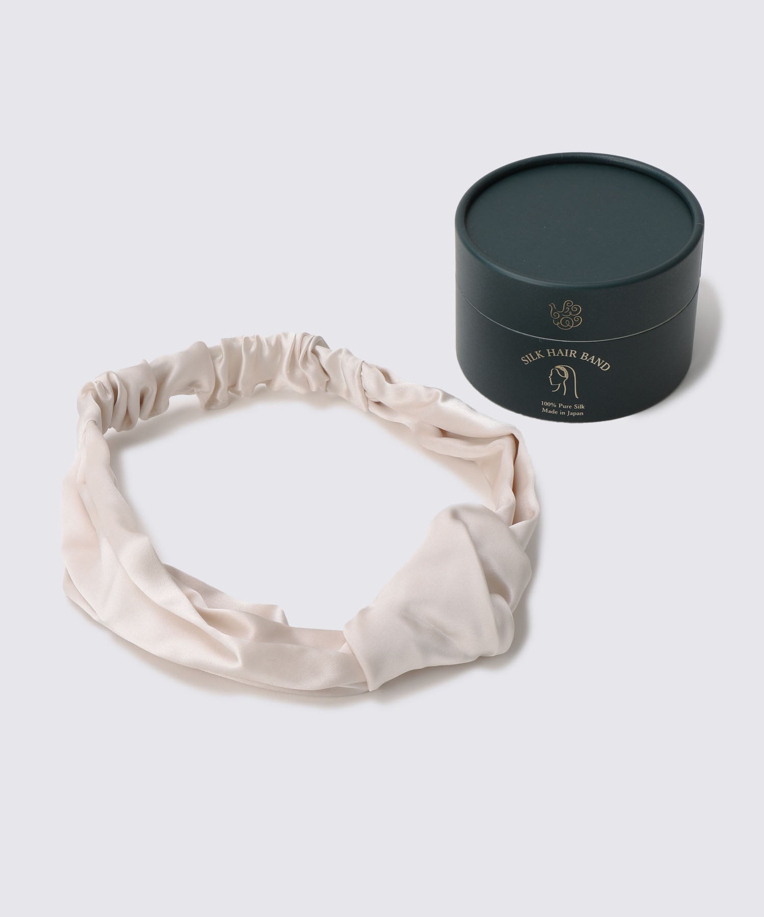 シルクヘアバンド パールホワイト - Foo Tokyo公式ストア
