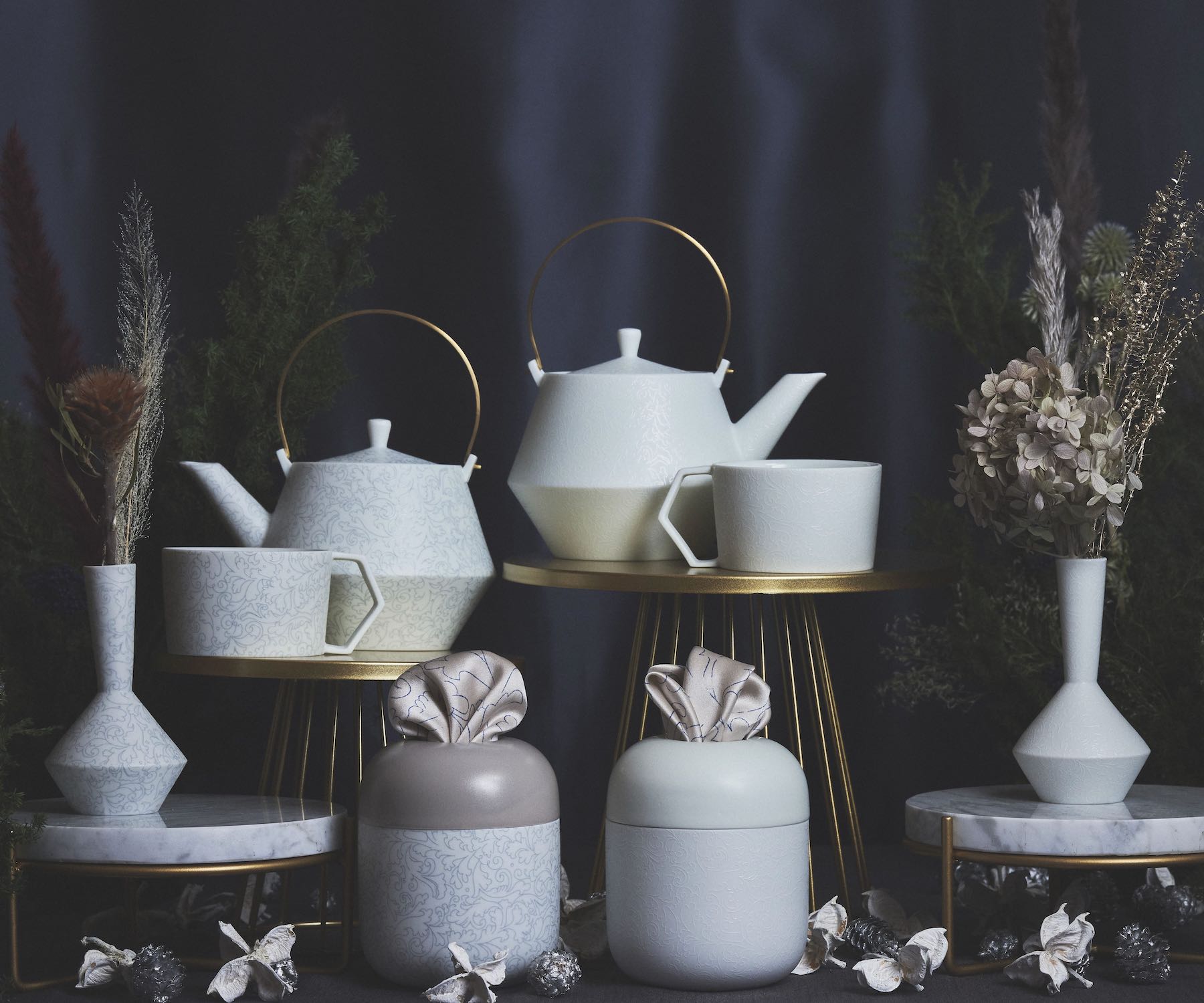 インテリアライク ティーポット1個&ティーカップ2個セット- Foo Tokyo公式オンラインストア