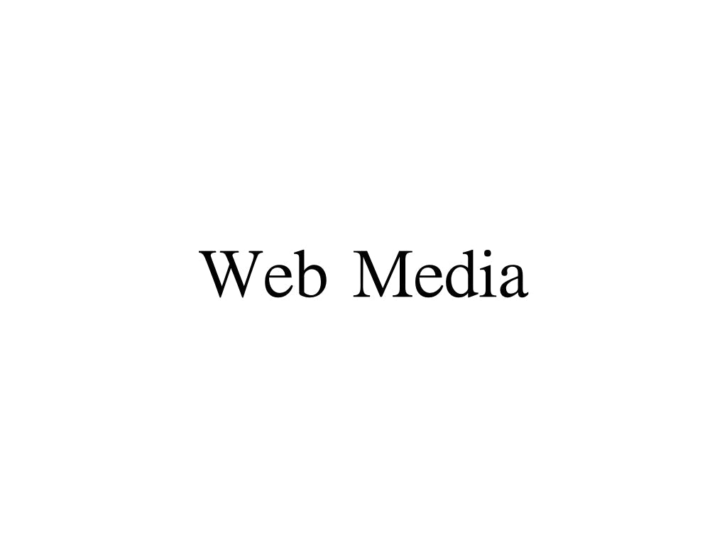 Web Media 掲載情報