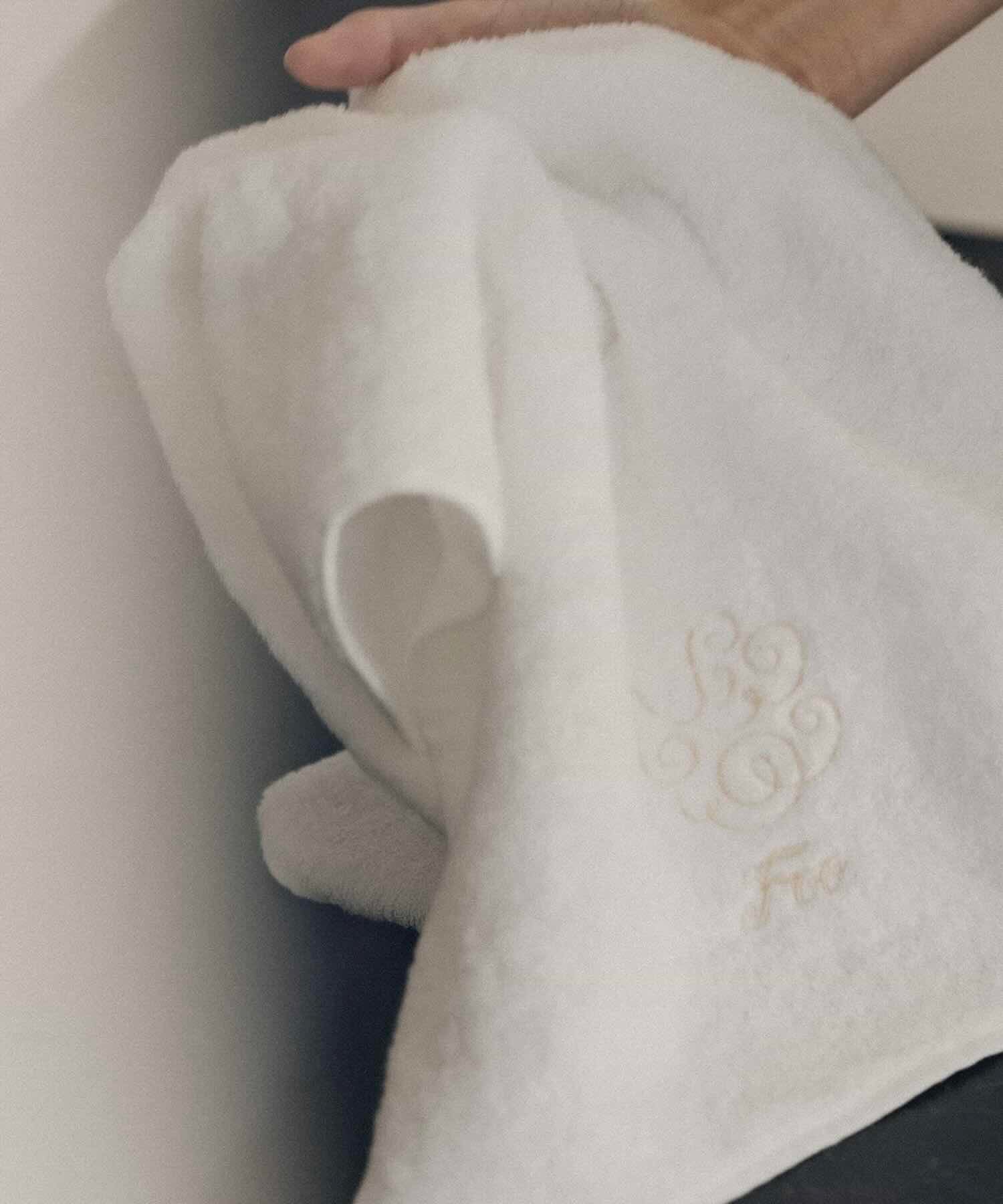 オーガニックコットンタオル ハンドタオル・別色3セット（ホワイト・ピンク・チャコールグレー）