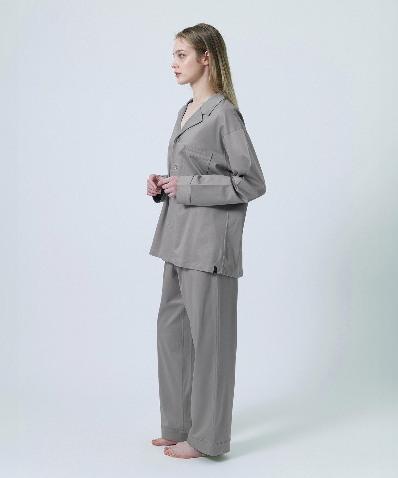 Foo Tokyo 公式ストア | 【セットアップ】シルキーコットンパジャマ グレー