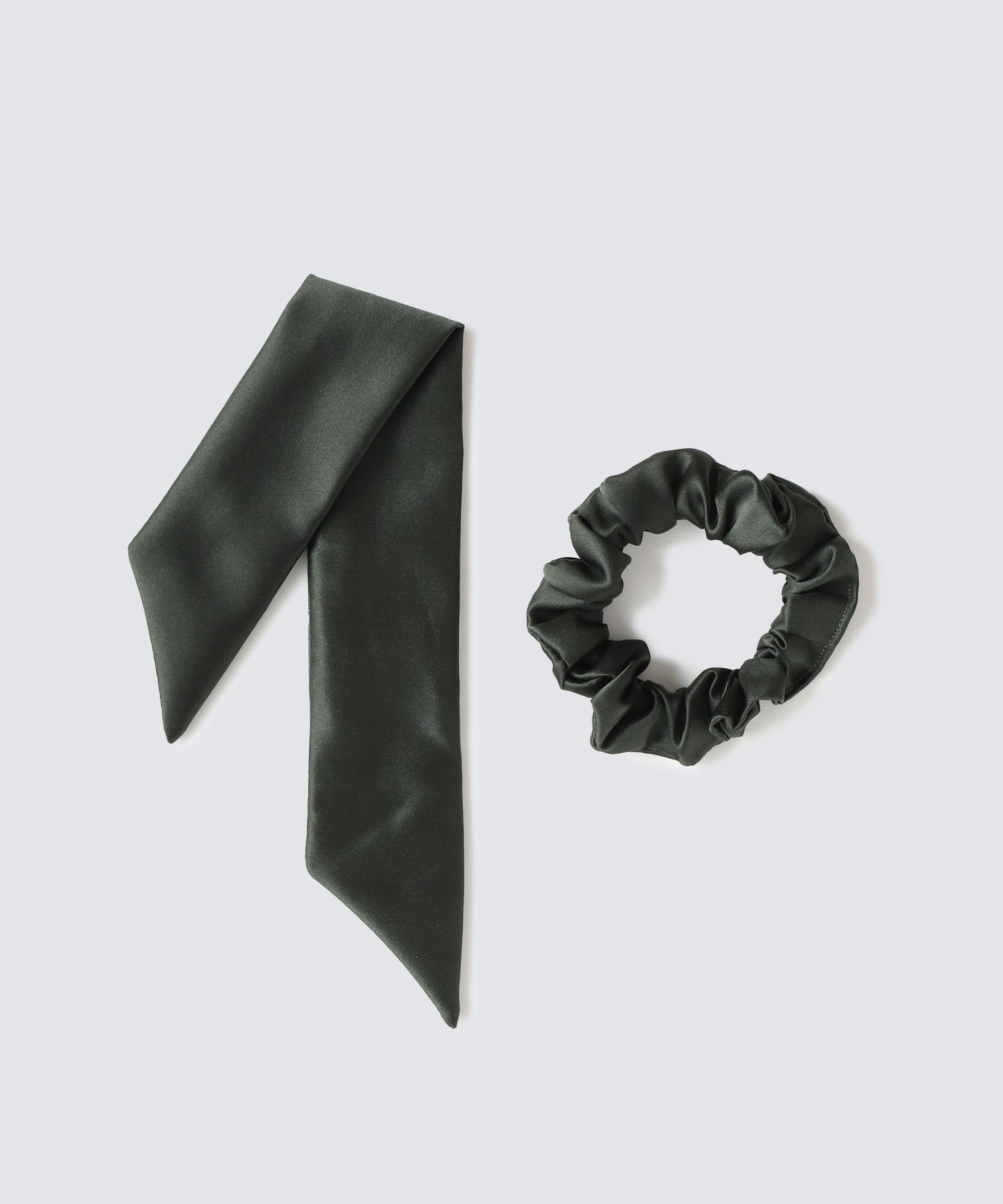 Foo Tokyo 公式ストア | シルクリボンシュシュ 2WAYタイプ カーキ