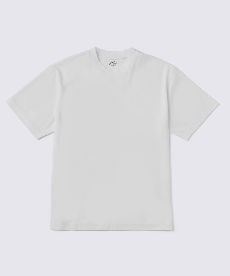 【メンズ】シルクコットンTシャツ　ホワイト