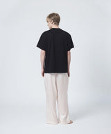 【メンズ】シルクコットンTシャツ　ブラック