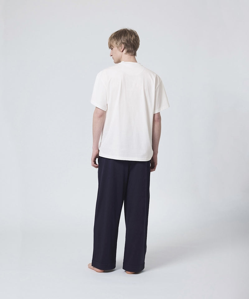 【メンズ】シルクコットンTシャツ　ホワイト