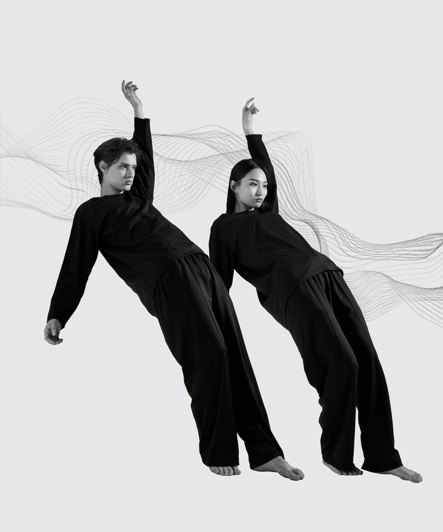 【一般医療機器】Foo Tokyo リカバリーウェア シルキータッチ ロングスリーブ ブラック